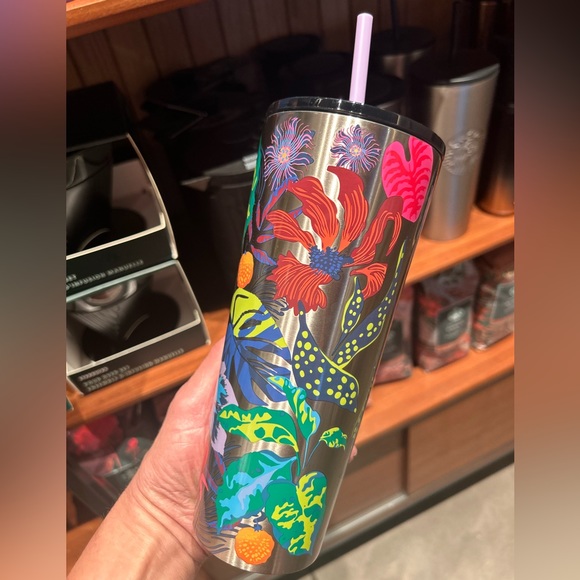 Starbuck Floral Stainless Steel Cup Immersive Insulated Tumbler Venti New 2023 - Picture 11 of 16